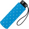 Ultra Mini Pocket Umbrella Women's Umbrella Flash Dots, lightblue, Super
