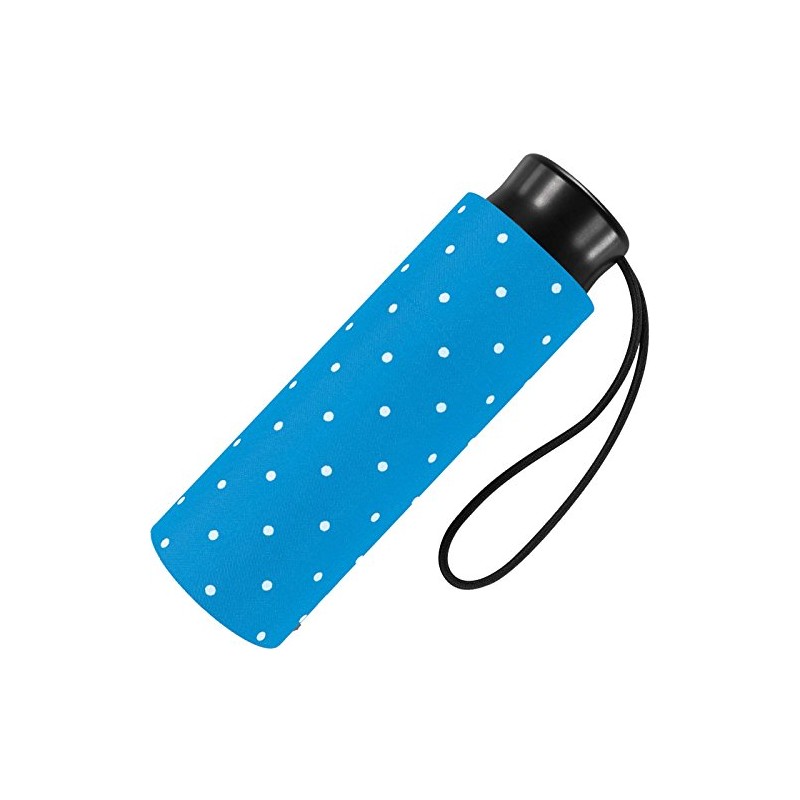 Ultra Mini Pocket Umbrella Women's Umbrella Flash Dots, lightblue, Super