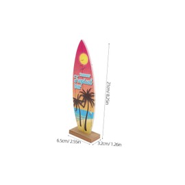 UKCOCO 4 Pcs Surfboard Decor Nautical Surfboard Photo Props Pool Sign Surfboard Wall Sign Nautical Nautical Theme Ornament Miniature Surfboard Model Boxwood