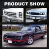 2PCS 120w 4x6 Inch LED Headlights with DRL Turn Singal