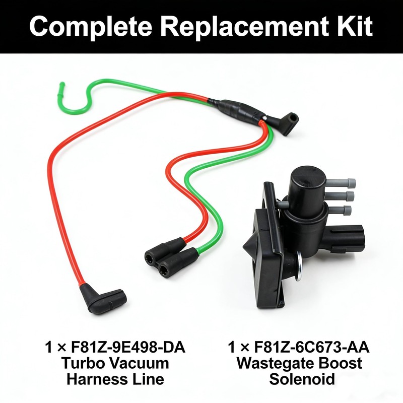 Turbo Emission Vacuum Harness Connection Line and Wastegate Boost Solenoid