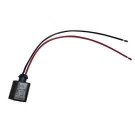 Electrical Harness Connector 2 Pin Pigtail Plug Wiring Connector Replaces 1J0973702