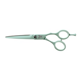 Cricket Shear Xpressions It's All Good 5.75" Professional Hair Cutting Scissors - Barber Scissors, Hair Scissors, Japanese Stainless Steel for Stylists & Home Use, Dr. Everything Will Be Alright, Mint