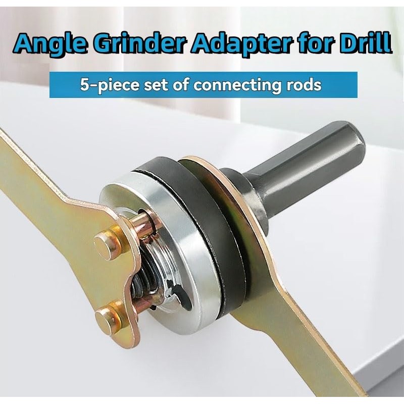 Angle Grinder Connector Set, Conversion Angle Grinding Adapter Connecting Rod