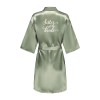 Satin Kimono Robe Women – Silk Bathrobe Bridal, Lounge Robe