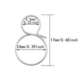 ITROLLE 100PCS Metal Chandelier Hanger Pins Pendant Light Fastening Pin Ceiling Light Connectors Clips Chandelier Replacement Parts