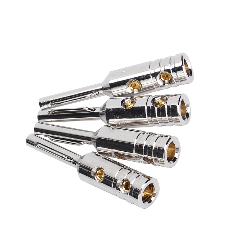 Monosaudio B80（R）Banana Plug Pure Copper Power Plug Connector for Professional