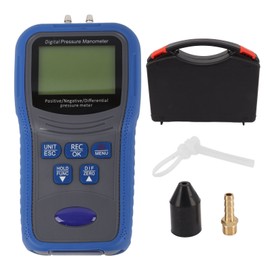 Digital Manometer LCD Display High Accuracy Sensitive Fast Measurement Gas Pressure Tester
