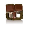 Olata Extra Wide Mens X-Shape Braces with Brown Leather -