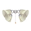 Aspen Creative 23108-4 Transitional Style Replacement Alabaster Glass Shade with