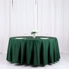 Tableclothsfactory 120" Hunter Green Emerald Green Polyester Round Tablecloth