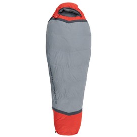 ALPS Mountaineering Zenith +30° Mummy Sleeping Bag, Regular - Gray/Red, NEW