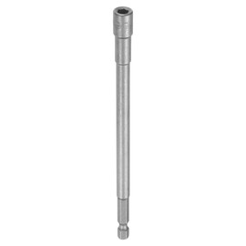 HARFINGTON Nut Driver Drill Bit 5.5mm Metric Impact Socket 1/4" Hex Shank 6" (150mm) Extra Long Magnetic 6-Point Sockets Quick-Change CR-V Steel Bolt Setter for Power Drill Drivers