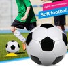 Lrtzizy Size 5 Training Balls PU Leather Black Football Football