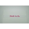SHATCHI Bride to BE Sash White Lace Hen Night Out