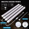 5000K LED Ceiling Light Fixture, 2FT with Plug Linkable, 2PCS