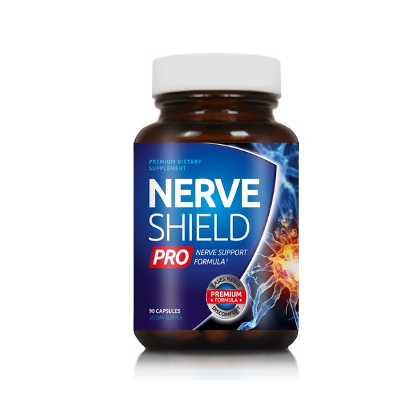 Nerve Shield Pro - Advanced Nerve Formula with Alpha Lipoic Acid, Lion's Mane, and 10 Essential Ingredients for Relief and Comprehensive Long-Term Support of Nerve Health - 1 Pack