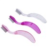 Folding Eyelash Comb Eyebrow Comb Foldable Handle Comb