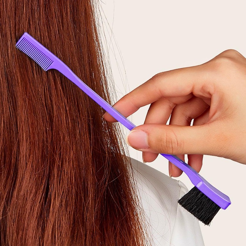 4 Pieces Double-Ended Eyebrow Brushes, Makeup Brushes, Portable Brushes, Makeup