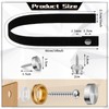 Tallew 2 Sets RV Sliding Door Straps with Button Snap