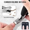 304 Stainless Steel Nail Clippers, Nail Clippers for Thick Nails,