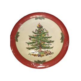 Spode Christmas Tree Paper Dinner Plates - 16 Cnt