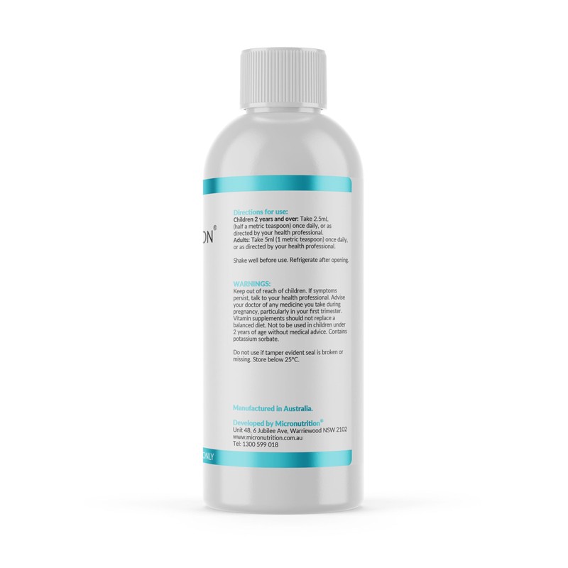 Liposomal Quercetin & Zinc Supplement 200ml Oral Liquid – Advanced