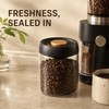 Press-Down Vacuum Glass Storage Canister with Air Release Valve, Airtight
