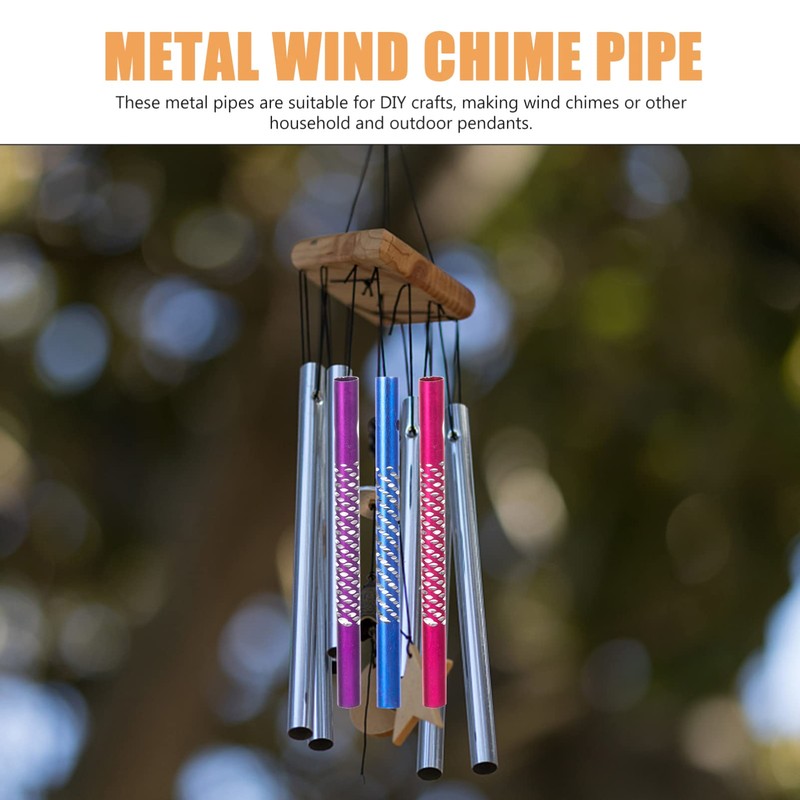 BESPORTBLE 50pcs Wind Chime Making Tubes Aluminium Wind Chime DIY