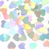 Iridescent-Disco Valentines-Day Party-Decorations Heart Confetti - 300pcs Wedding Birthday Dining