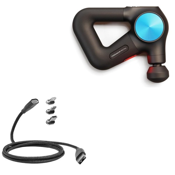 BoxWave Cable Compatible with Therabody Theragun PRO Plus - MagnetoSnap