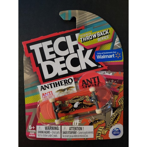 Tech Deck Throwback Series ANTIHERO WalMart Exclusive Fast Shipping