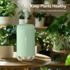 KQLKJ Portable Mini Humidifier, 350ml Small Cool Mist Humidifier for