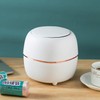 Plastic Trash can Creative Mini Desktop Trash can, with lid