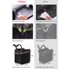 Ginsco 2 Gallons Open-Top Car Trash Can, Hanging Leakproof Car