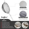 Walfos 9.5 Inch Large Fine Mesh Strainer, Stainless Steel 30