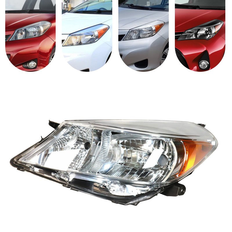 Headlamp Assemble For 2012 2013 2014 Toyota Yaris L/LE Hatchback
