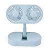 Desktop Double Fan Dual Motor 135° Angle Adjustable Handheld Fan