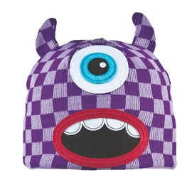 Bula Monster Children's Beanie Multi-Coloured Check Size:One Size