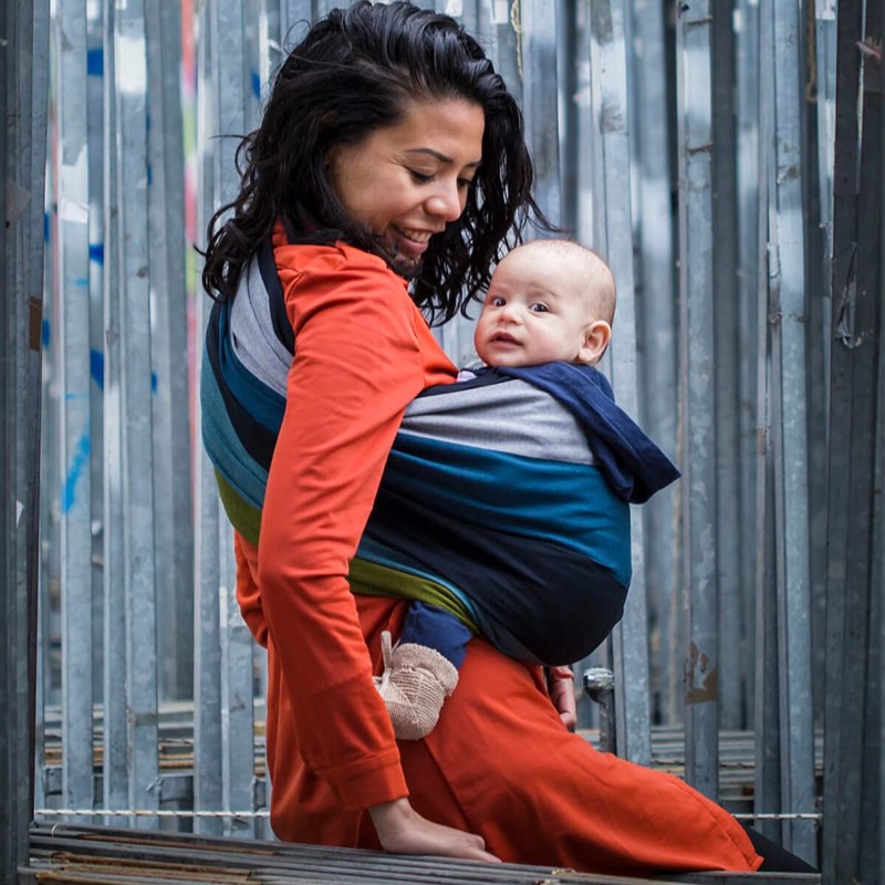 Hoppediz Ring-Sling Baby Sling from Birth, 100% Tested for Harmful