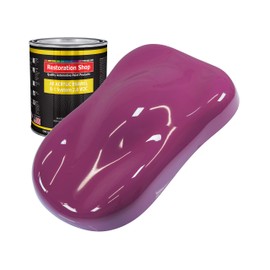 Restoration Shop - Magenta Acrylic Enamel Auto Paint - Quart Paint Color Only - Professional Single Stage High Gloss Automotive, Car, Truck, Equipment Coating, 2.8 VOC