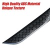 Rear Bumper ABS Black Body Anti-Scratch Protection Cover Trim Kit