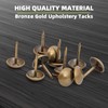 7/16 inch Diameter Upholstery Tacks, Nailhead Decorative Trim for Furniture,