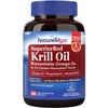NatureMyst SuperiorRed Krill Oil 1000 mg - 60 Softgels Aceite