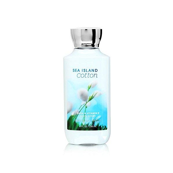 Bath & Body Works, Signature Collection Body Lotion, Sea Island Cotton, 8 Ounce