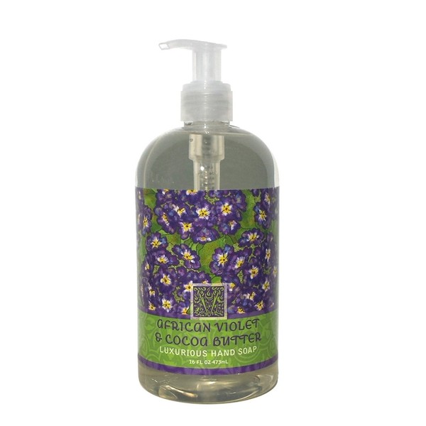 Greenwich Bay Hand Soap Enriched with Shea Butter 16 oz (African Violet & Cocoa Butter)