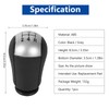 5 Speed Gear Knob Gear Stick Knob for Focus 2005-2012