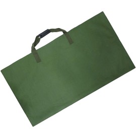Kisangel Fallen Leaves Storage Bag Green Trash Can Leaf Bags Grass Clippings Bag Trash Can Garden Waste Rubbish Bag Garden Supply Leaf Collector Canvas Leaf Bag Waterproof Canvas Army Green