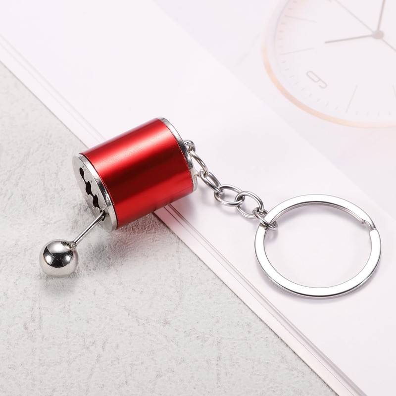 BOXOB Gearbox Shifter Keychain 6-Speed Manual Transmission Keychain Creative Fidget