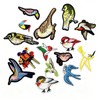 15 Pcs Birds Embroidered Patches for Clothing Hummingbird Iron On